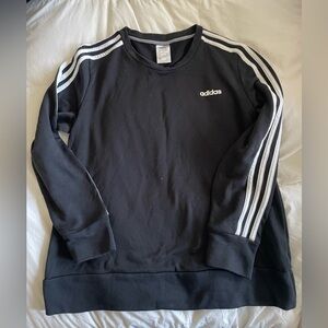 Adidas three stripes crewneck - women’s